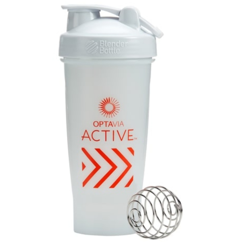 NWT! Optavia Active Blender Bottle with Whisk Ball 28oz